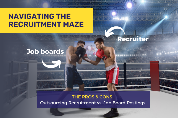 2 boxers in the ring: job boards vs recruiters